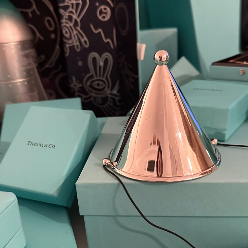 TIFFANY & CO STERLING SILVER(925) PARTY HAT -ULTRA RARE&100% AUTHENTIC-MINT COND